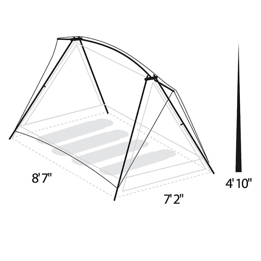 EUREKA! TIMBERLINE 3-SEASON 4-PERSON BACKPACKING TENT , GREEN |  | 04