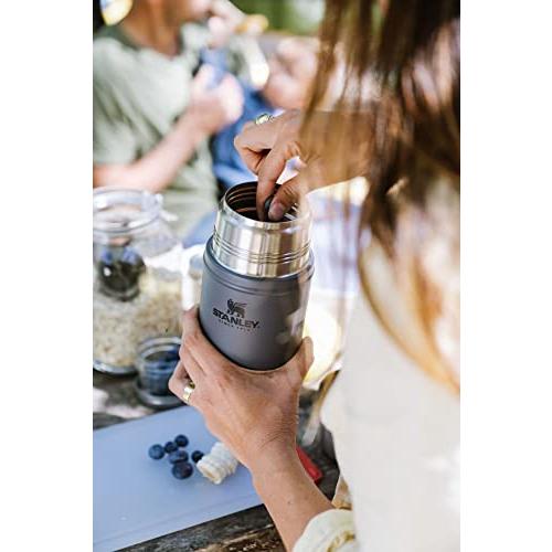 STANLEY 10-07936-047 THE LEGENDARY CLASSIC FOOD JAR CHARCOAL 24OZ / .7L | STANLEY | 06