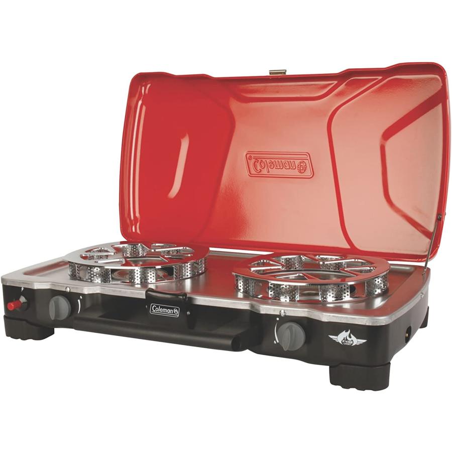 Coleman Hyperflame Fyresergeant 2 Burner 3-IN-1 Propane Stove , Red | Coleman | 01
