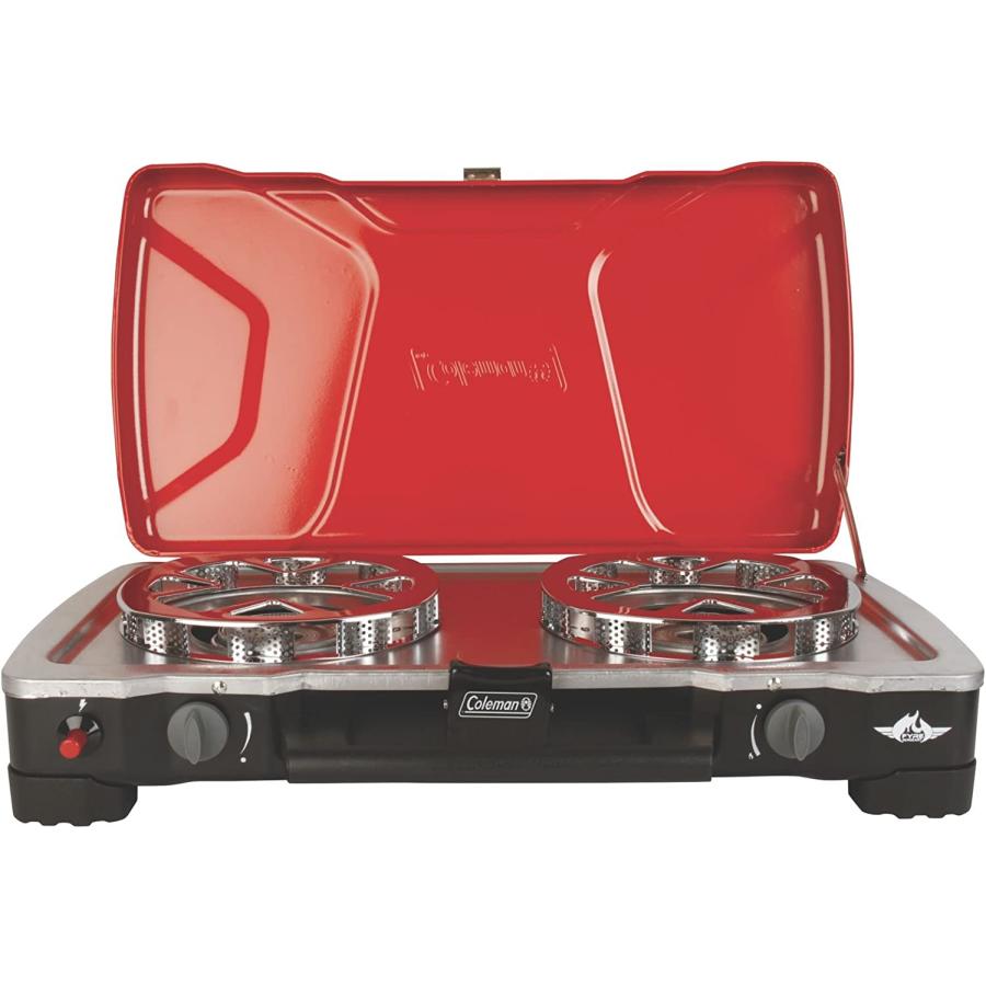 Coleman Hyperflame Fyresergeant 2 Burner 3-IN-1 Propane Stove , Red | Coleman | 02