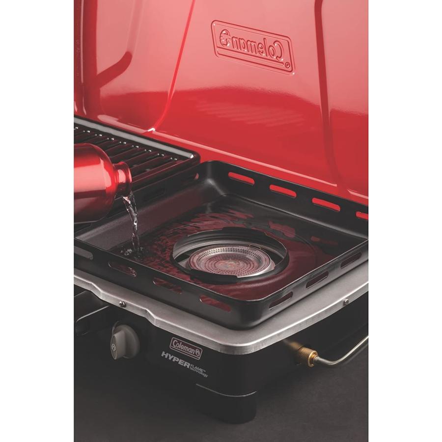 Coleman Hyperflame Fyresergeant 2 Burner 3-IN-1 Propane Stove , Red | Coleman | 05