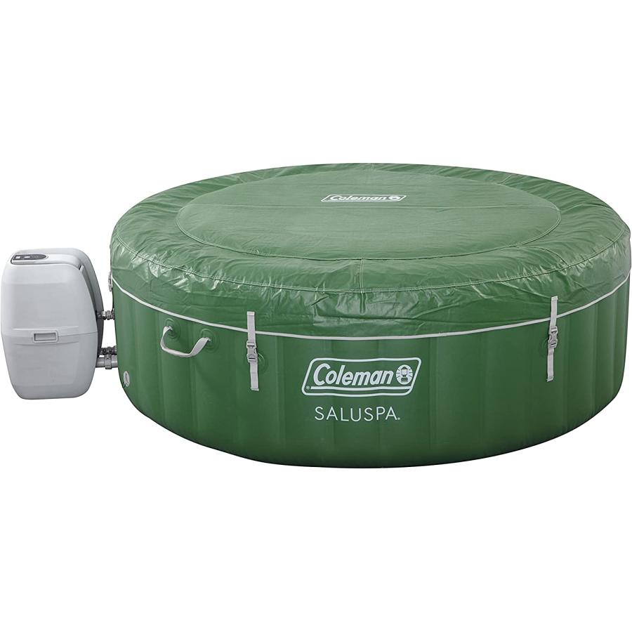 Coleman SaluSpa Inflatable Hot Tub Spa Portable Hot Tub with Heated Water System and 140 Bubble Jets Fits Up to 4 People | Coleman | 07