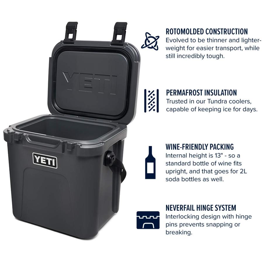 YETI Roadie 24 クーラー:YETIボックス、チャコール | YETI | 02