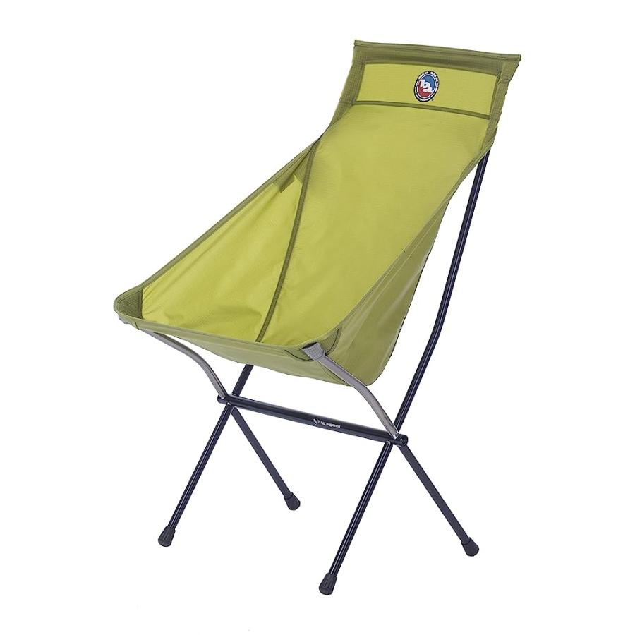BIG AGNES BIG SIX CAMP CHAIR - HIGH & WIDE CAMPING CHAIR WITH AIRCRAFT ALUMINUM FRAME, GREEN | BIG AGNES | 01