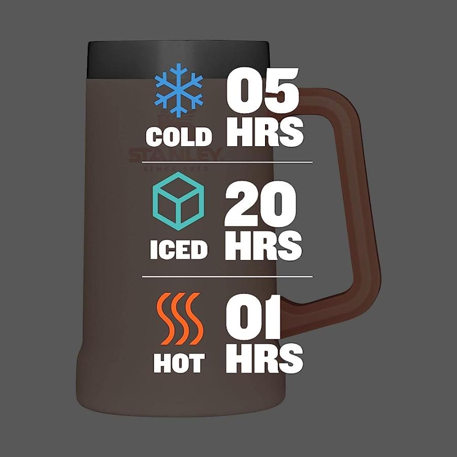 STANLEY 10-02874-141 THE BIG GRIP BEER STEIN LIMESTONE 24OZ / .7L | STANLEY | 03