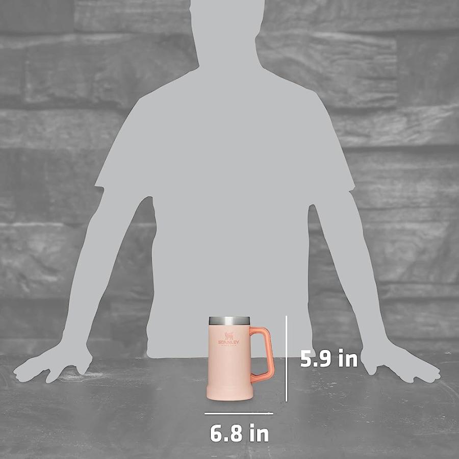 STANLEY 10-02874-141 THE BIG GRIP BEER STEIN LIMESTONE 24OZ / .7L | STANLEY | 04