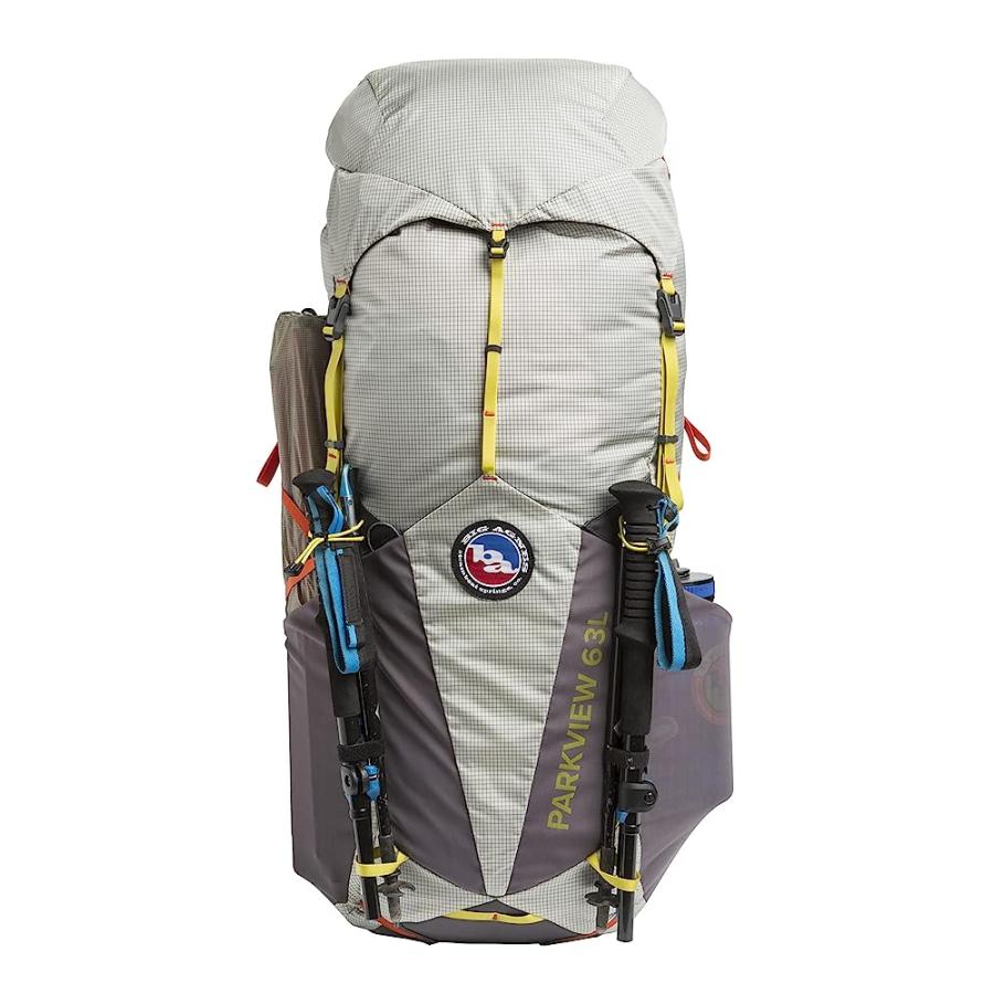 BIG AGNES PARKVIEW 63L BACKPACK FOR MULTIDAY HIKING, FOG, LARGE | BIG AGNES | 05