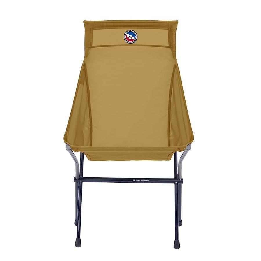 BIG AGNES BIG SIX CAMP CHAIR - HIGH & WIDE CAMPING CHAIR WITH AIRCRAFT ALUMINUM FRAME, TAN | BIG AGNES