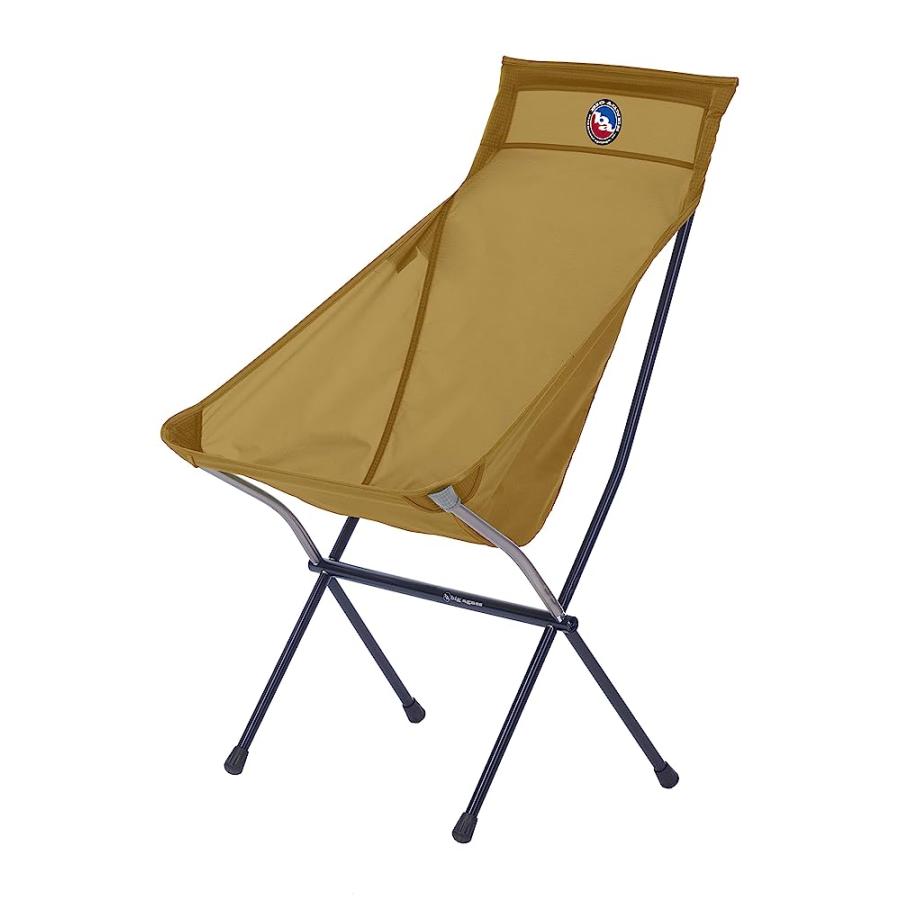 BIG AGNES BIG SIX CAMP CHAIR - HIGH & WIDE CAMPING CHAIR WITH AIRCRAFT ALUMINUM FRAME, TAN | BIG AGNES | 01