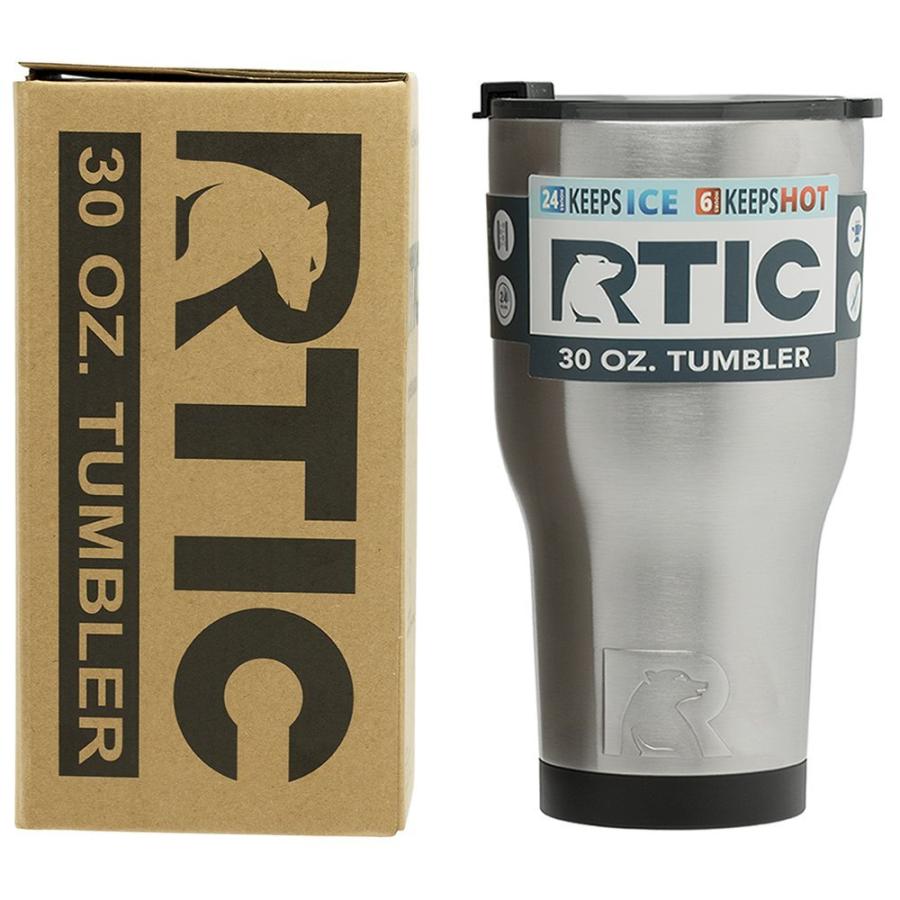 RTIC DOUBLE WALL VACUUM INSULATED TUMBLER, 30 OZ, STAINLESS STEEL |  | 01