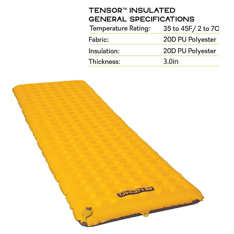 NEMO TENSOR INSULATED SLEEPING PAD, REGULAR WIDE | NEMO | 01
