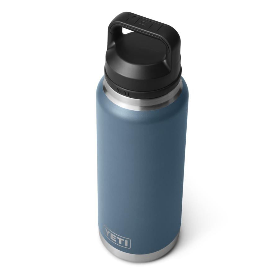 YETI Rambler 36オンス ボトル キャップ付き 真空断熱 ステンレス製、ノルディックブルー | YETI | 02