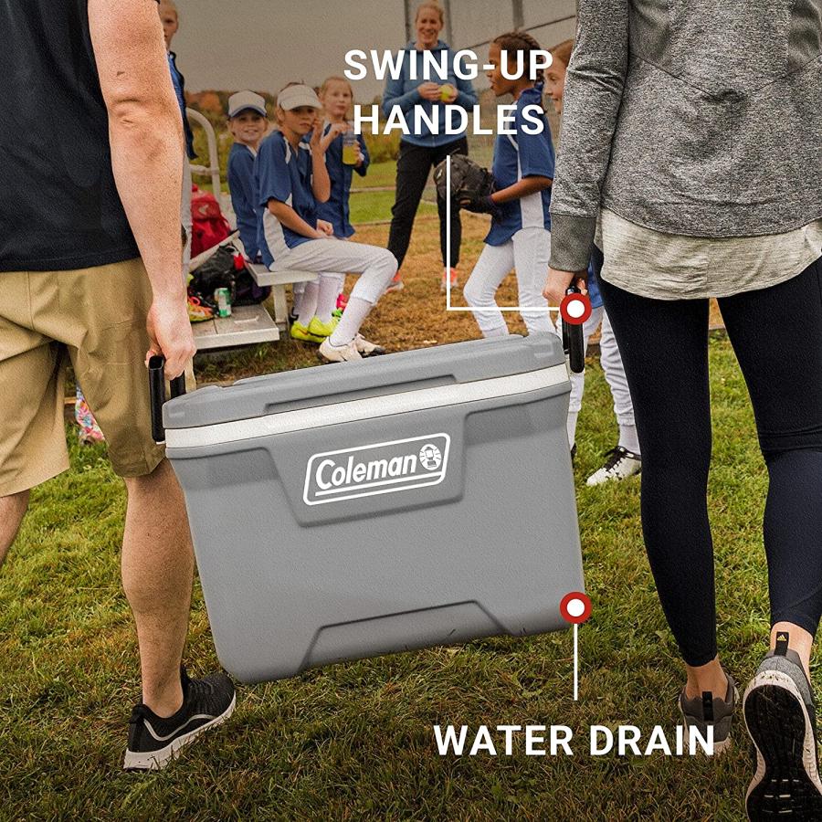 Coleman Ice Chest Coleman 316 Series Hard Coolers, 52qt Rock Grey | Coleman | 01
