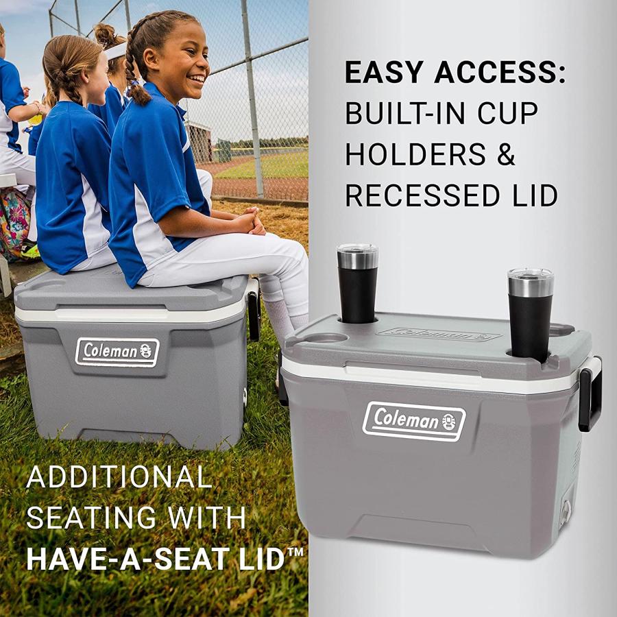 Coleman Ice Chest Coleman 316 Series Hard Coolers, 52qt Rock Grey | Coleman | 03