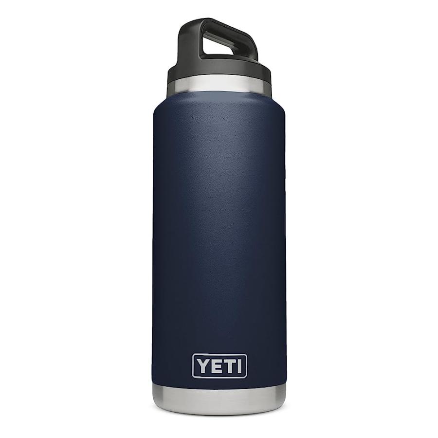 YETI RAMBLER 36 OZ VACUUM INSULATED STAINLESS STEEL BOTTLE WITH TRIPLEHAUL CAP, NAVY | YETI