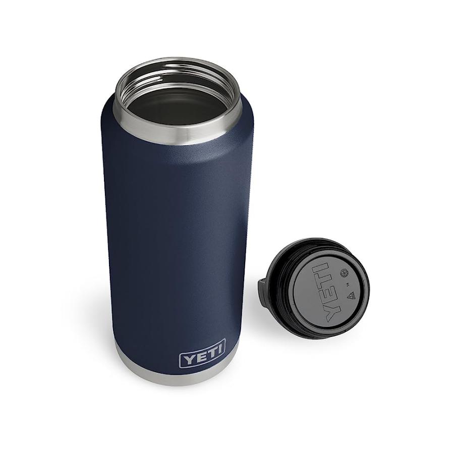 YETI RAMBLER 36 OZ VACUUM INSULATED STAINLESS STEEL BOTTLE WITH TRIPLEHAUL CAP, NAVY | YETI | 02