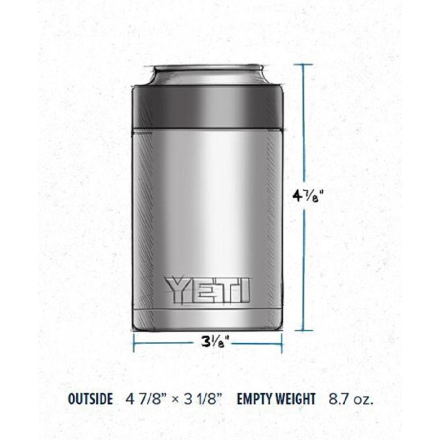 YETI Rambler 12オンス コルスター 缶クーラー:YETI 真空断熱 ステンレス製、ステンレス | YETI | 02