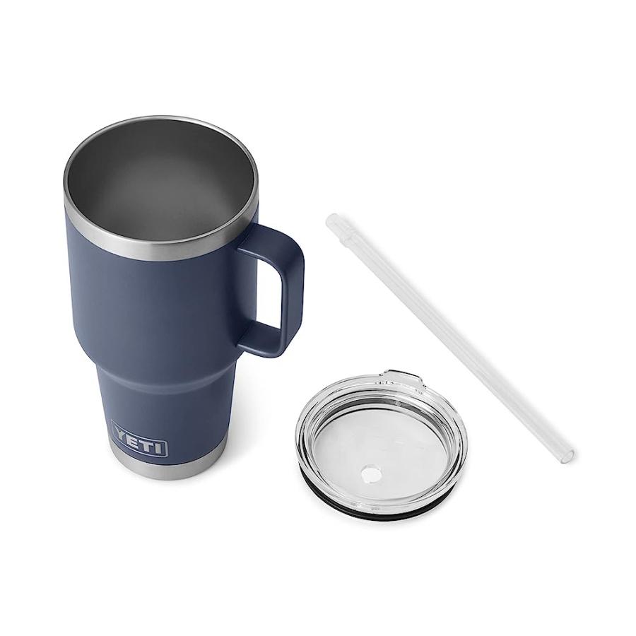 YETI RAMBLER 35 OZ STRAW MUG, VACUUM INSULATED, STAINLESS STEEL, NAVY | YETI | 03