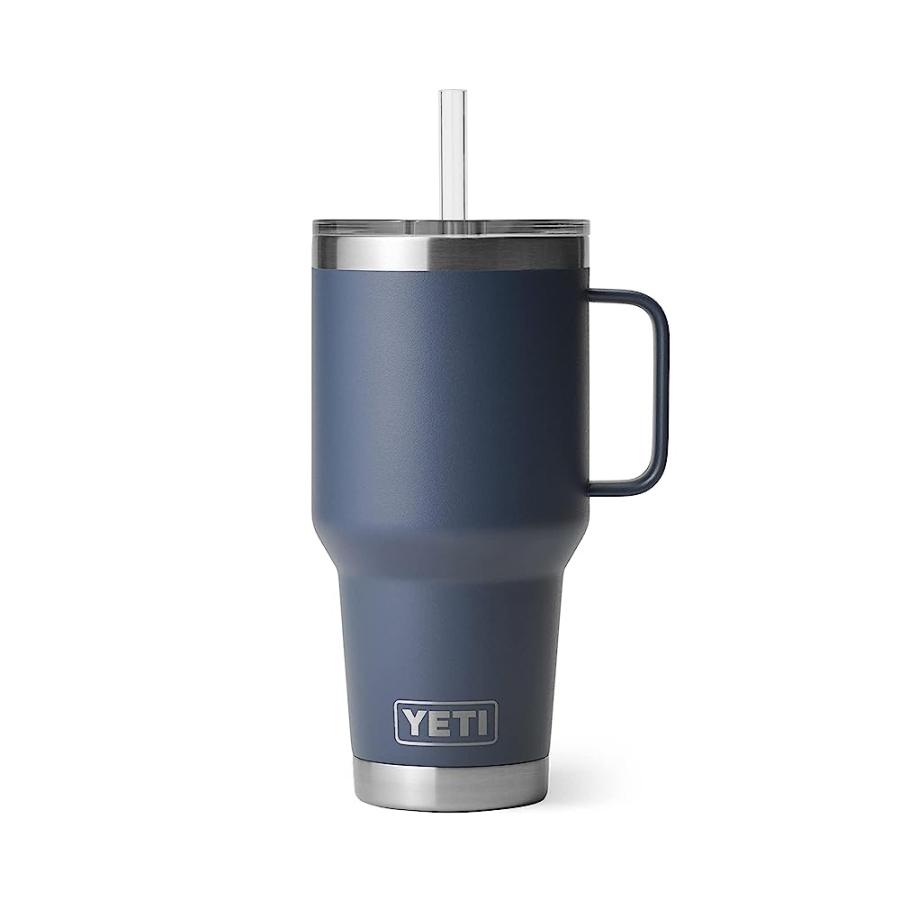 YETI RAMBLER 35 OZ STRAW MUG, VACUUM INSULATED, STAINLESS STEEL, NAVY | YETI | 06