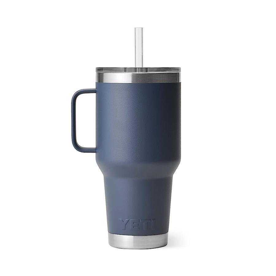 YETI RAMBLER 35 OZ STRAW MUG, VACUUM INSULATED, STAINLESS STEEL, NAVY | YETI | 08