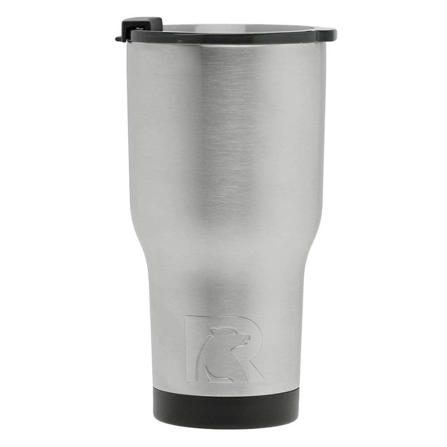 RTIC 20 OZ INSULATED TUMBLER STAINLESS STEEL COFFEE TRAVEL MUG WITH LID, SPILL PROOF, HOT BEVERAGE AND COLD, PORTABLE THERMAL CUP FOR CAR, CAMPIN | 