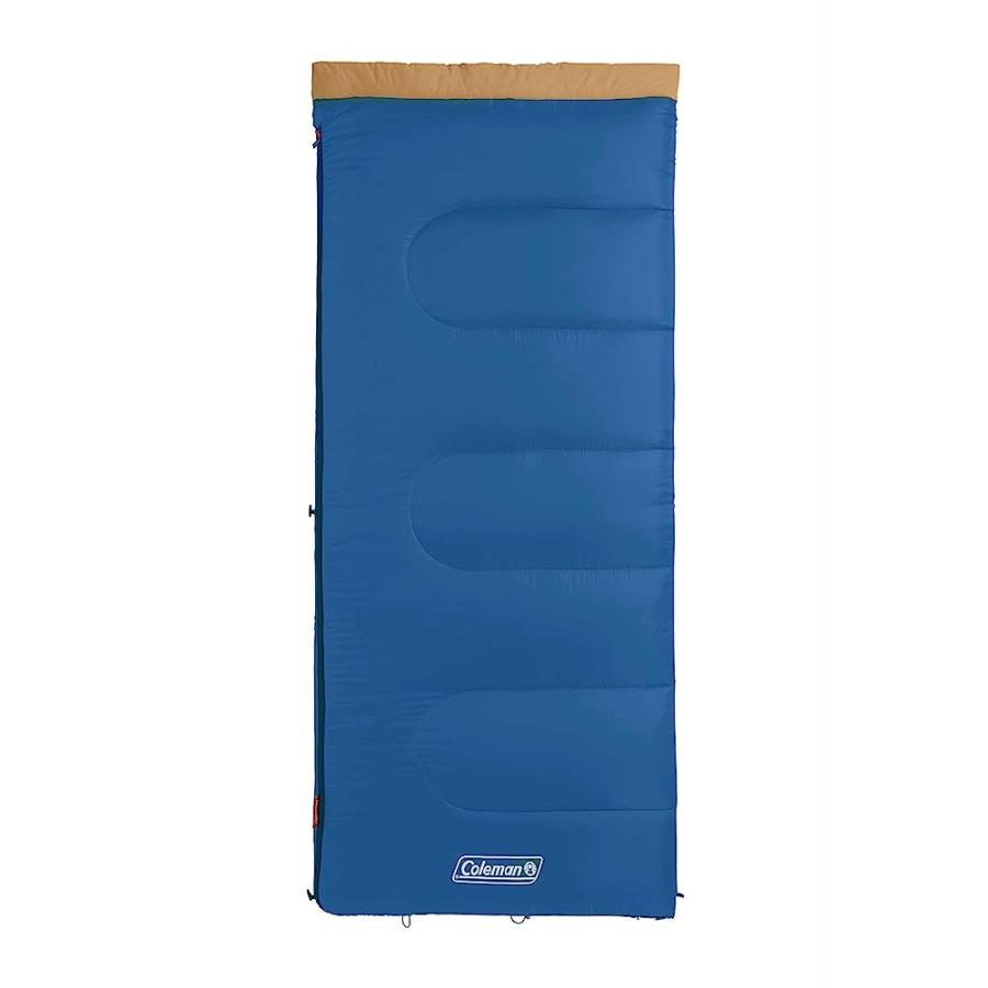 COLEMAN BRAZOS COLD-WEATHER SLEEPING BAG, 20°F/30°F LIGHTWEIGHT CAMPING SLEEPING BAG FOR ADULTS, NO-SNAG ZIPPER WITH STUFF SACK INCLUDED, MACHI | Coleman | 01
