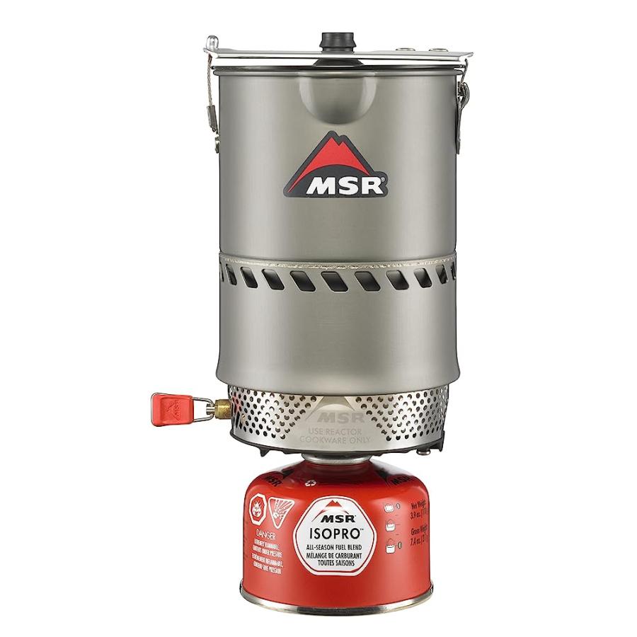 MSR REACTOR WINDPROOF CAMPING AND BACKPACKING STOVE SYSTEM,1.0L | MSR