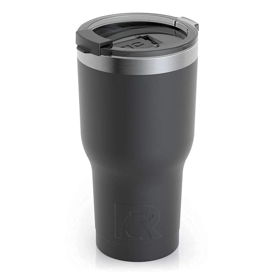 RTIC DOUBLE WALL VACUUM INSULATED TUMBLER, 20 OZ, BLACK |  | 04
