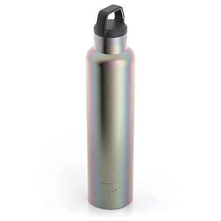 RTIC 26 OZ VACUUM INSULATED WATER BOTTLE, METAL STAINLESS STEEL DOUBLE WALL INSULATION, BPA FREE REUSABLE, LEAK-PROOF THERMOS FLASK FOR HOT AND C |  | 04