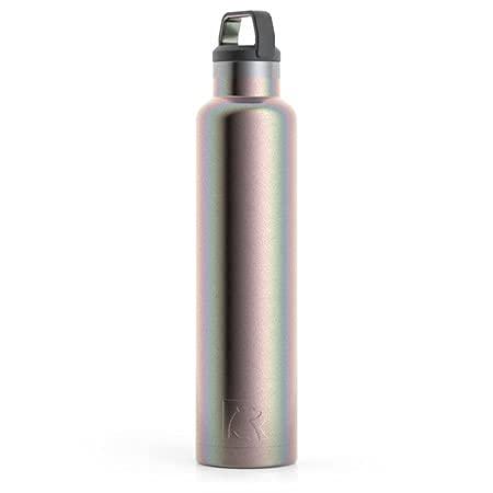 RTIC 26 OZ VACUUM INSULATED WATER BOTTLE, METAL STAINLESS STEEL DOUBLE WALL INSULATION, BPA FREE REUSABLE, LEAK-PROOF THERMOS FLASK FOR HOT AND C |  | 07