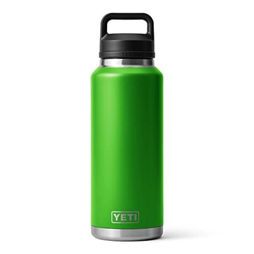 YETI RAMBLER 46 OZ BOTTLE, VACUUM INSULATED, STAINLESS STEEL WITH CHUG CAP, CANOPY GREEN | YETI | 02