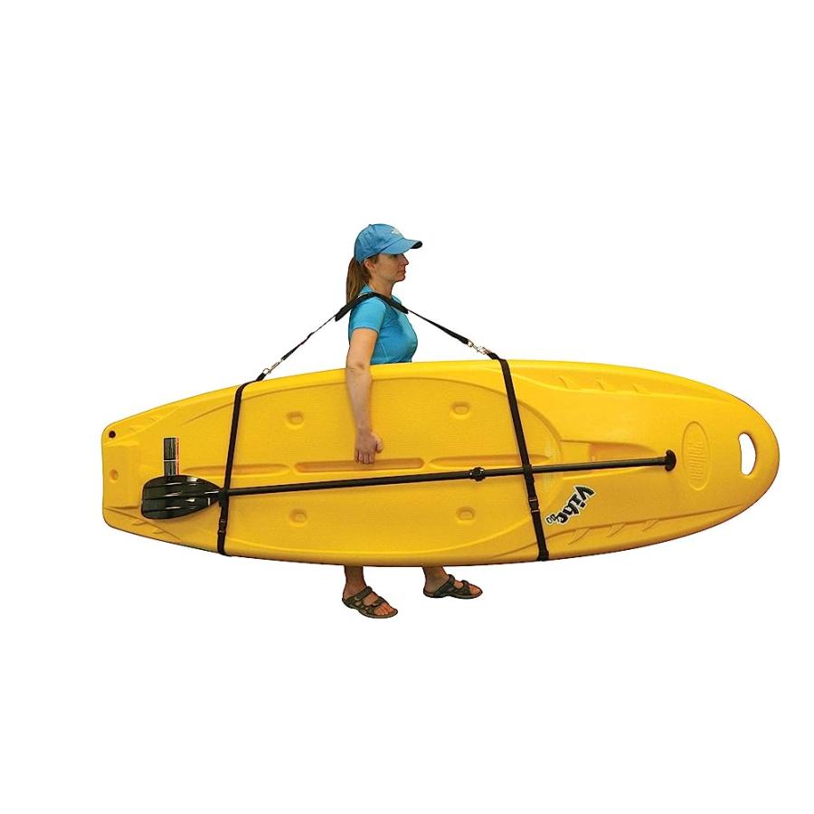 PELICAN BOATS - UNIVERSAL SUP & KAYAK COMFORTABLE CARRYING SHOULDER STRAP PS1295-1 - UNIVERSAL ADJUSTABLE SLING WITH BUILT-IN PADDLE LOOP | PELICAN PRODUCTS