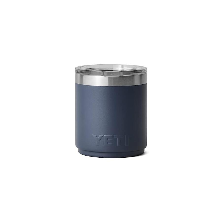 YETI RAMBLER 10 OZ STACKABLE LOWBALL 2.0, VACUUM INSULATED, STAINLESS STEEL WITH MAGSLIDER LID, NAVY | YETI | 04