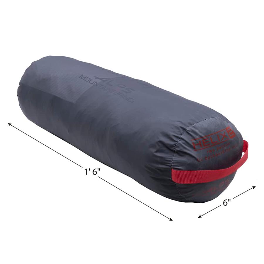 ALPS MOUNTAINEERING HELIX 2-PERSON TENT - CHARCOAL/RED | ALPS MOUNTAINEERING | 08