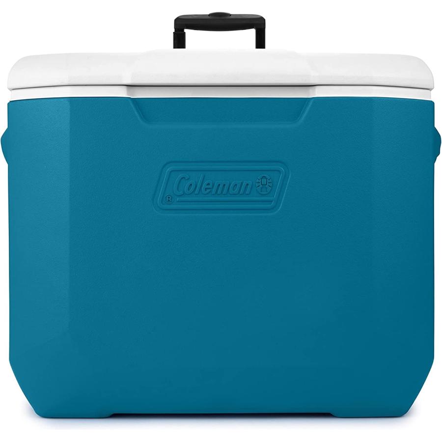 Coleman Chiller Series 60qt Wheeled Insulated Portable Cooler, Ice Retention Hard Cooler with Heavy Duty Wheels and Handle | Coleman
