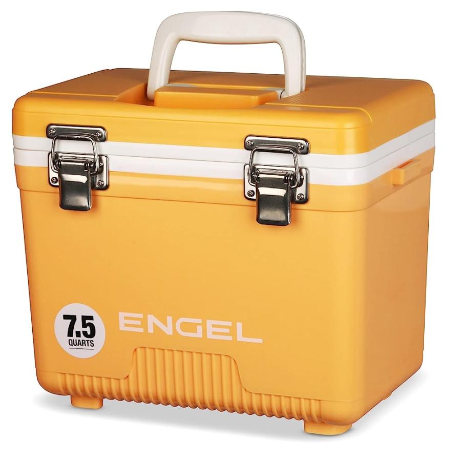 ENGEL UC7 7.5QT LEAK-PROOF, AIR TIGHT, DRYBOX COOLER AND SMALL HARD SHELL LUNCHBOX FOR MEN AND WOMEN IN ICED MANGO |  | 02