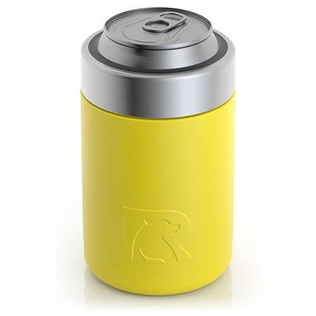 RTIC CAN COOLER WITH SPLASH PROOF LID, 12 OZ, SUNFLOWER, STAINLESS STEEL, SWEAT PROOF, VACUUM-INSULATED, KEEPS HOT & COLD LONGER, MADE FOR STANDA |  | 04