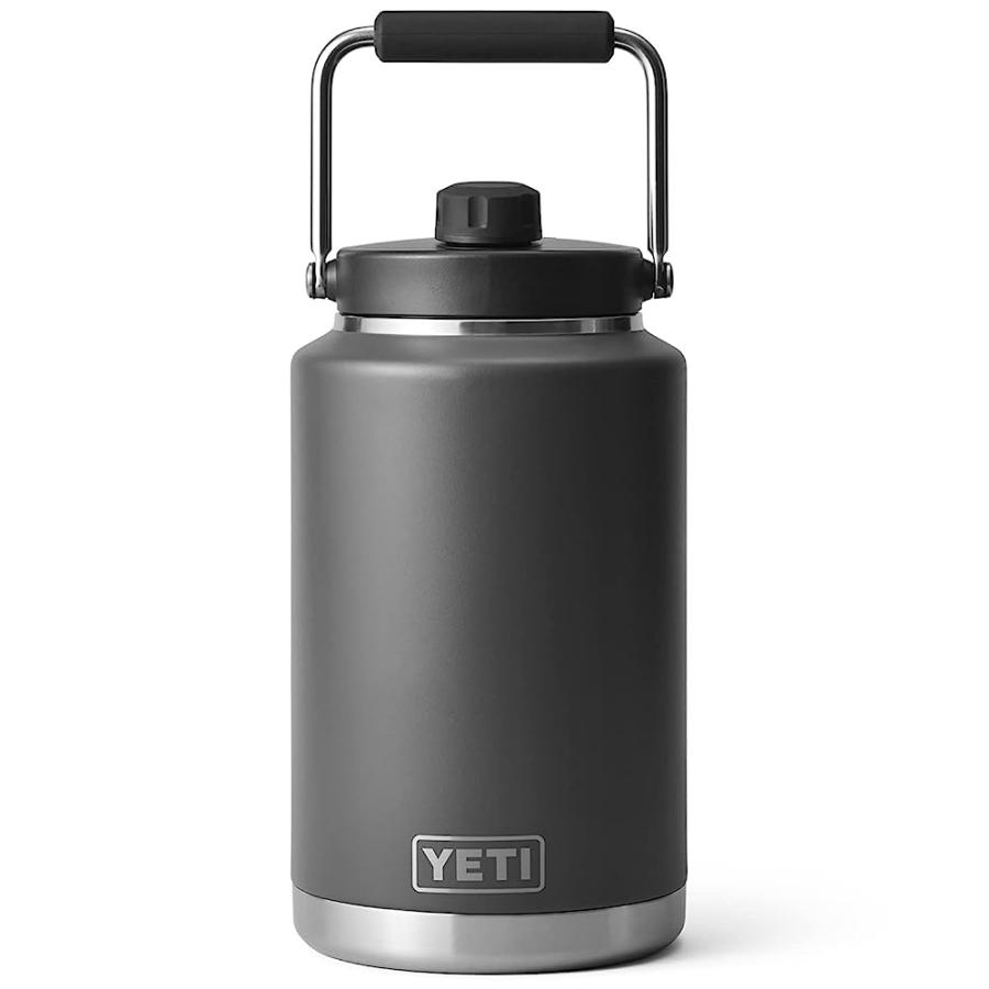 YETI RAMBLER GALLON JUG, VACUUM INSULATED, STAINLESS STEEL WITH MAGCAP, CHARCOAL | YETI