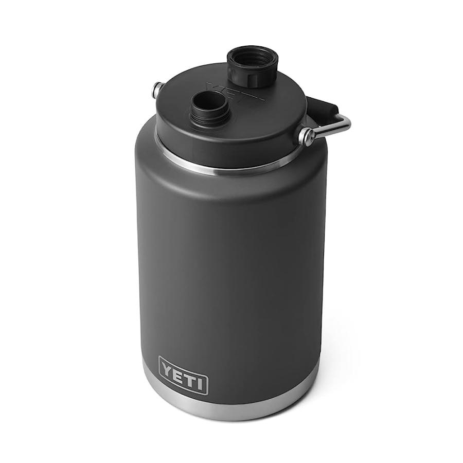 YETI RAMBLER GALLON JUG, VACUUM INSULATED, STAINLESS STEEL WITH MAGCAP, CHARCOAL | YETI | 02