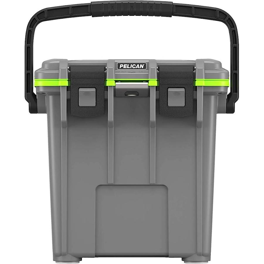 PELICAN 20QT ELITE COOLER (DARK GREY/GREEN) | 15 CAN OR 4 WINE BOTTLE CAPACITY WITH ICE | 2 DAY ICE RETENTION | GUARANTEED FOR LIFE | PELICAN PRODUCTS | 02