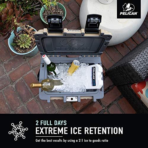 PELICAN 20QT ELITE COOLER (DARK GREY/GREEN) | 15 CAN OR 4 WINE BOTTLE CAPACITY WITH ICE | 2 DAY ICE RETENTION | GUARANTEED FOR LIFE｜usdirectmax｜06