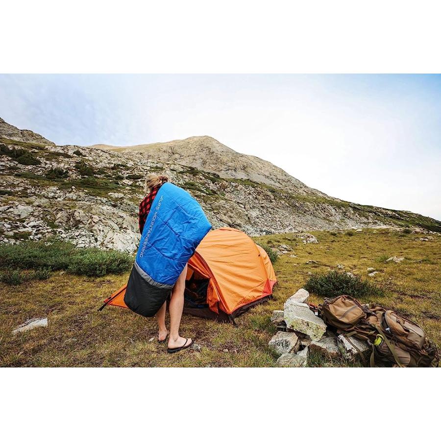 ALPS MOUNTAINEERING AURA +35 DEGREE MUMMY SLEEPING BAG, LONG, BLUE/GREY | ALPS MOUNTAINEERING | 05