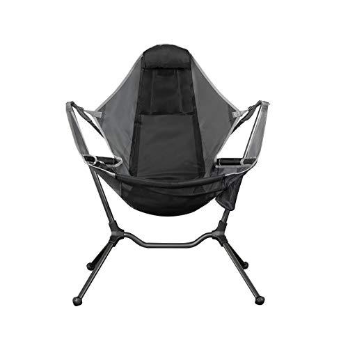 NEMO EQUIPMENT STARGAZE RECLINING LUXURY CAMPING CHAIR, GRAPHITE/SMOKE | NEMO