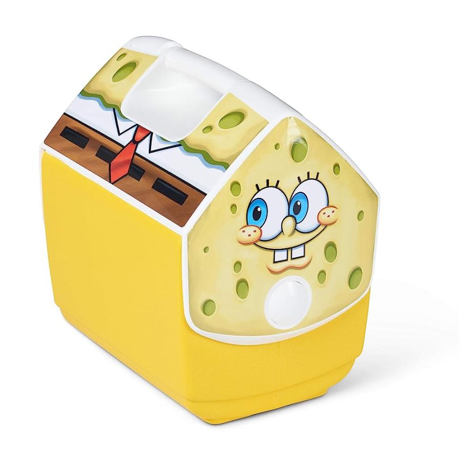 IGLOO 7 QUART LIMITED EDITION SPONGEBOB SQUAREPANTS LUNCHBOX PLAYMATE PAL COOLER ICE BOX, YELLOW SPONGEBOB 4P, MEDIUM (48871) | igloo