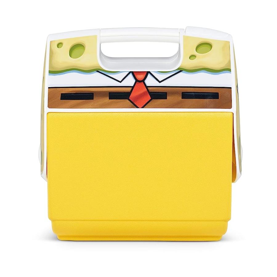 IGLOO 7 QUART LIMITED EDITION SPONGEBOB SQUAREPANTS LUNCHBOX PLAYMATE PAL COOLER ICE BOX, YELLOW SPONGEBOB 4P, MEDIUM (48871) | igloo | 01