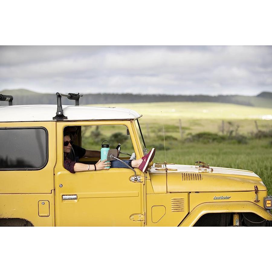 HYDRO FLASK WIDE MOUTH BPA FREE HONEYCOMB INSULATED SPORTS WATER BOTTLE FLEX CAP, BLACK | HYDRO FLASK | 04