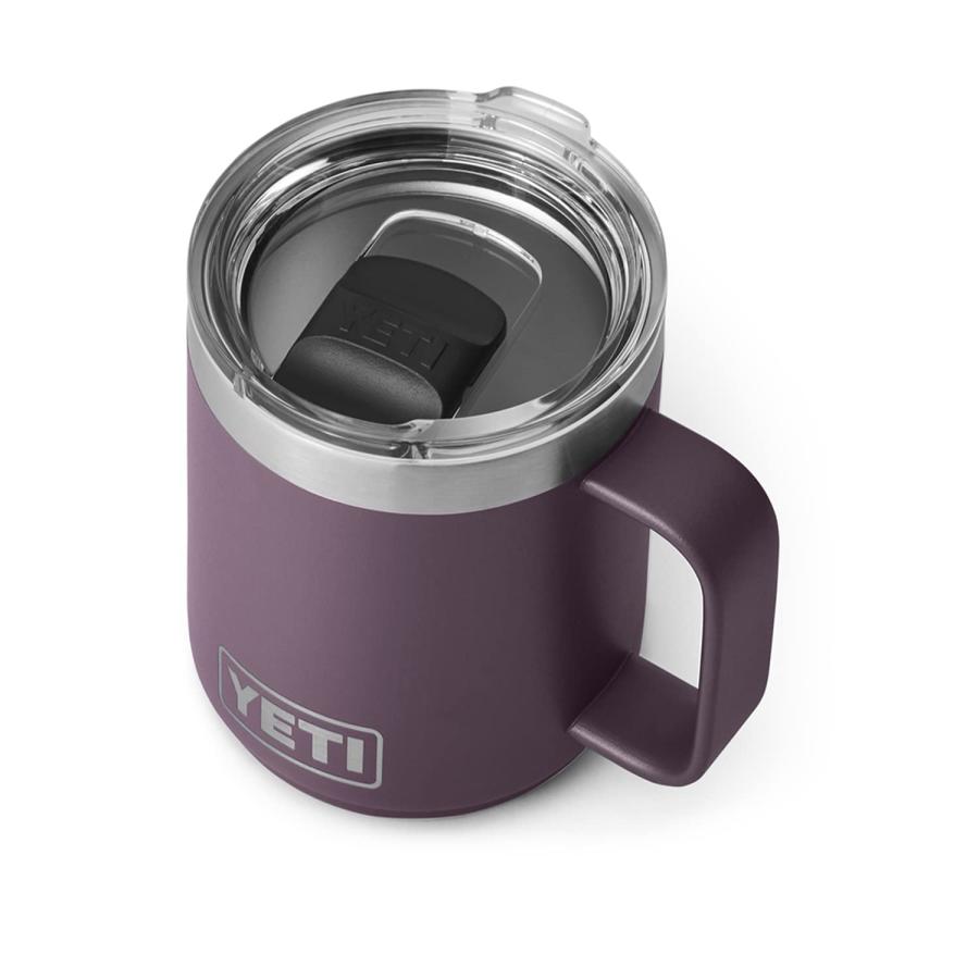 YETI Rambler 10オンス スタッカブルマグ マグスライダー蓋付き 真空断熱 ステンレス製、ノルディックパープル | YETI