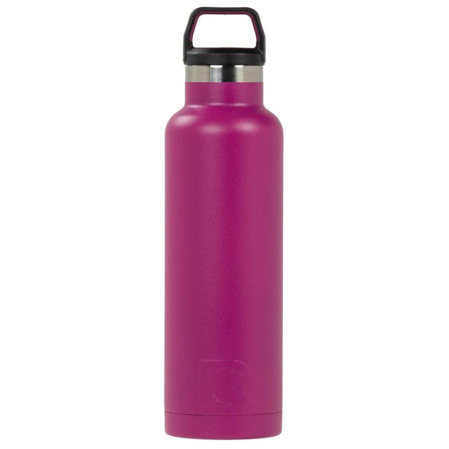RTIC 20 OZ VACUUM INSULATED WATER BOTTLE, METAL STAINLESS STEEL DOUBLE WALL INSULATION, BPA FREE REUSABLE, LEAK-PROOF THERMOS FLASK FOR HOT AND C | 