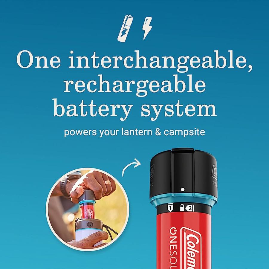 COLEMAN ONESOURCE RECHARGEABLE 200 LUMENS CAMPING LANTERN | Coleman | 01