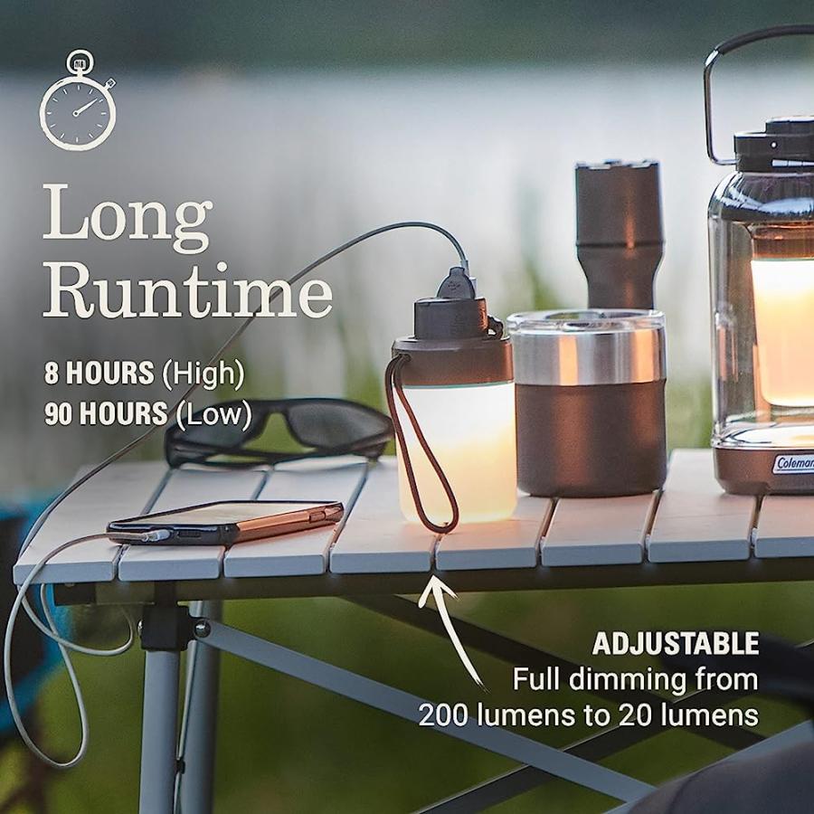 COLEMAN ONESOURCE RECHARGEABLE 200 LUMENS CAMPING LANTERN | Coleman | 02